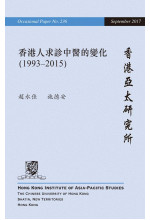Changes in the Utilization of Chinese Medicine in Hong Kong (1993−2015)