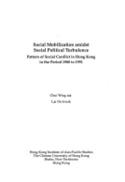 Social Mobilization amidst Social Political Turbulence